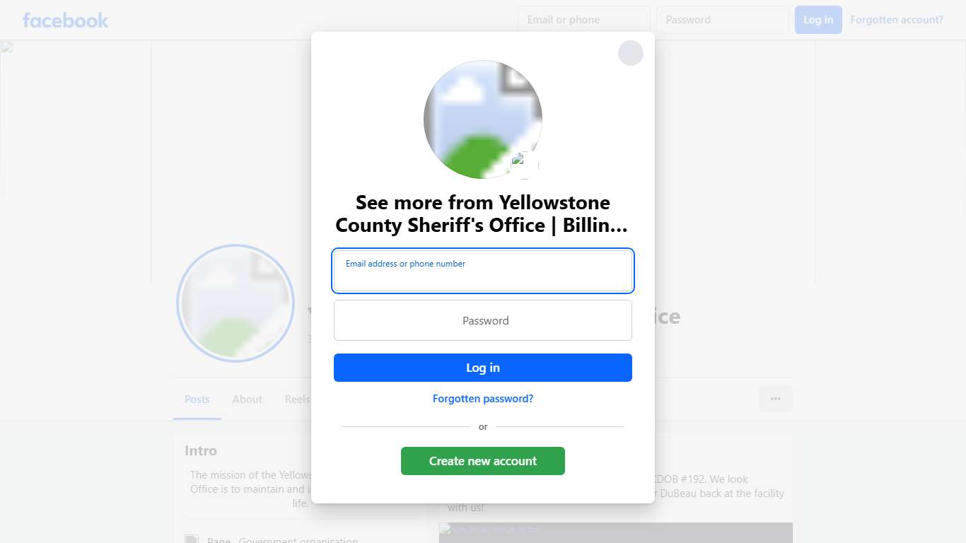 Yellowstone County Sheriff's Office Billings MT Facebook